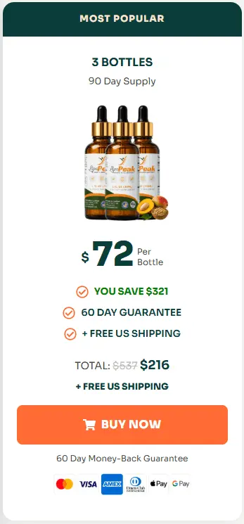 Buy LipoPeak 3 Bottle